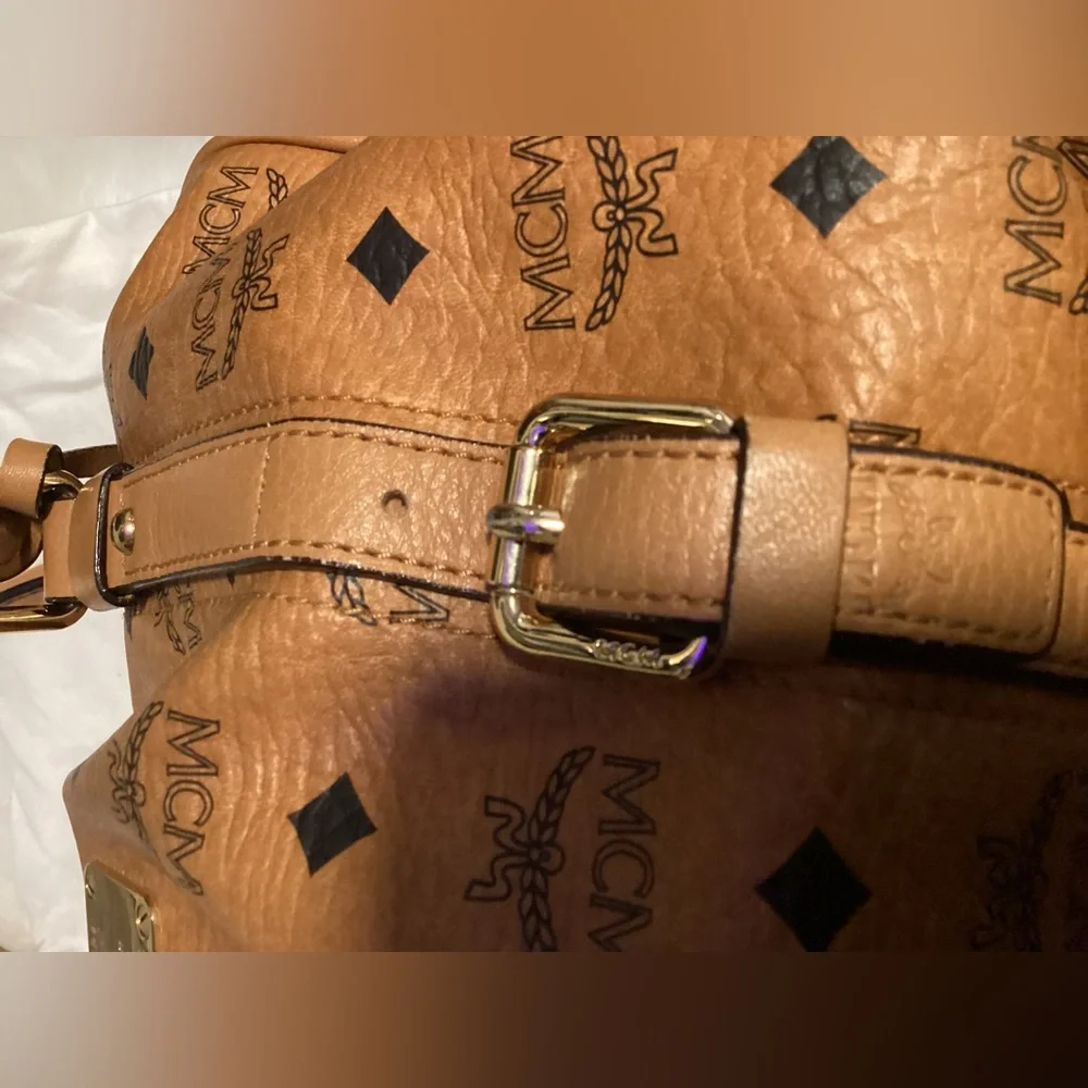MCM Cognac Bowler’s Bag - Picture 13 of 16